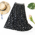 Ladies Bubble Sequined Love Pattern Pleated Skirt